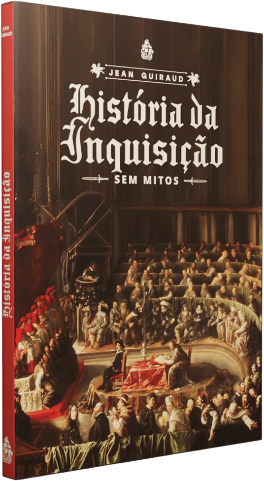 Capa de História da Inquisição, de Jean Guiraud